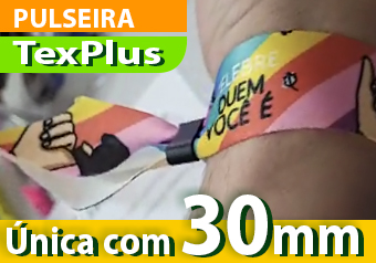 Pulseira de Tecido, "TexPlus"  30mm